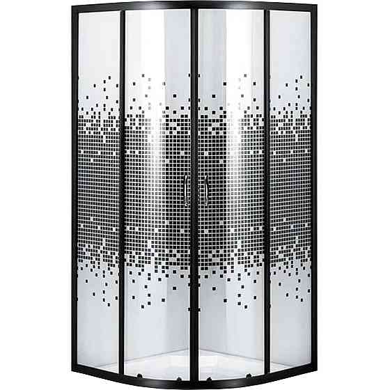 Душова кабіна півкругла без піддона WISLA N90TB.Mosaic BRAVO (1уп.) Киев