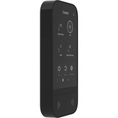 Клавіатура до охоронної системи Ajax KeyPad TouchScreen black Вінниця - фото 2