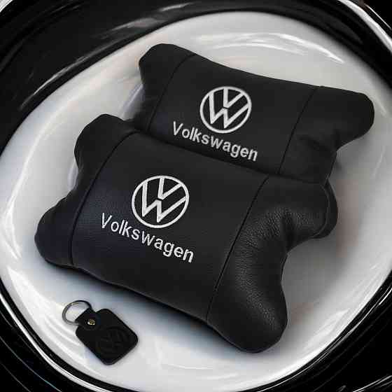 Автомобільна подушка в подарунок, Подушка підголівник з логотипом, Автоподушка подарунок HS-68 Львів