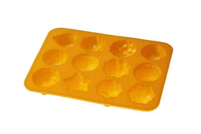 Силіконова форма Асорті 21×16×2,5 см на 12 вічок для цукерок, желе, мармеладу з антипригарним покриттям Одеса - фото 2