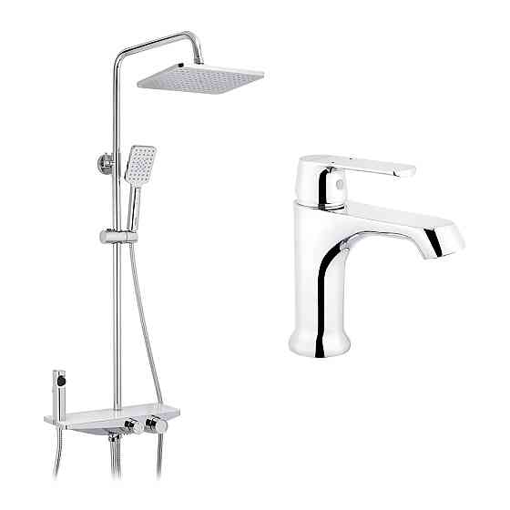 Набор 2 в 1 душевая система Kroner Armada-W066 + смеситель Armada-C010 Киев