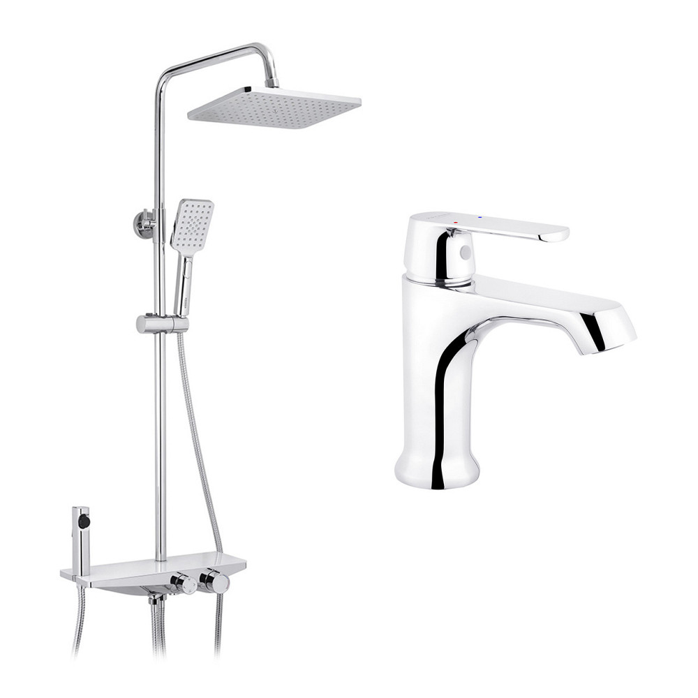 Набор 2 в 1 душевая система Kroner Armada-W066 + смеситель Armada-C010 Киев - изображение 1