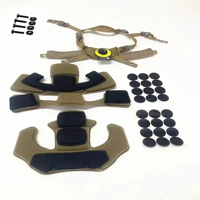 Універсальна система кріплень для шолома Wendy system із подушками (Койот) Вінниця - фото 5