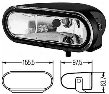 Фари протитуманного світла FF-75 Hella 1NA008284801 (комплект 2 фари) Харків - фото 2