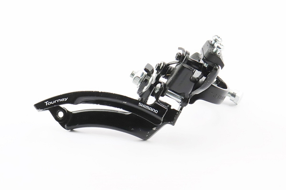 Перемикач ланцюга передній з верхньою тягою, кріпл. 31,8мм, під зірку 42Т, чорний FD-TZ 20 Київ - фото 1