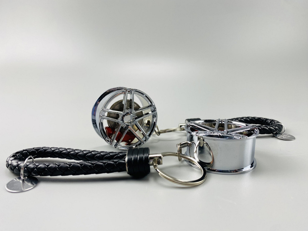 Брелок автомобільний диск колеса, брелок на ключі для водія, брелок металевий на авто ключі Мукачево - фото 2