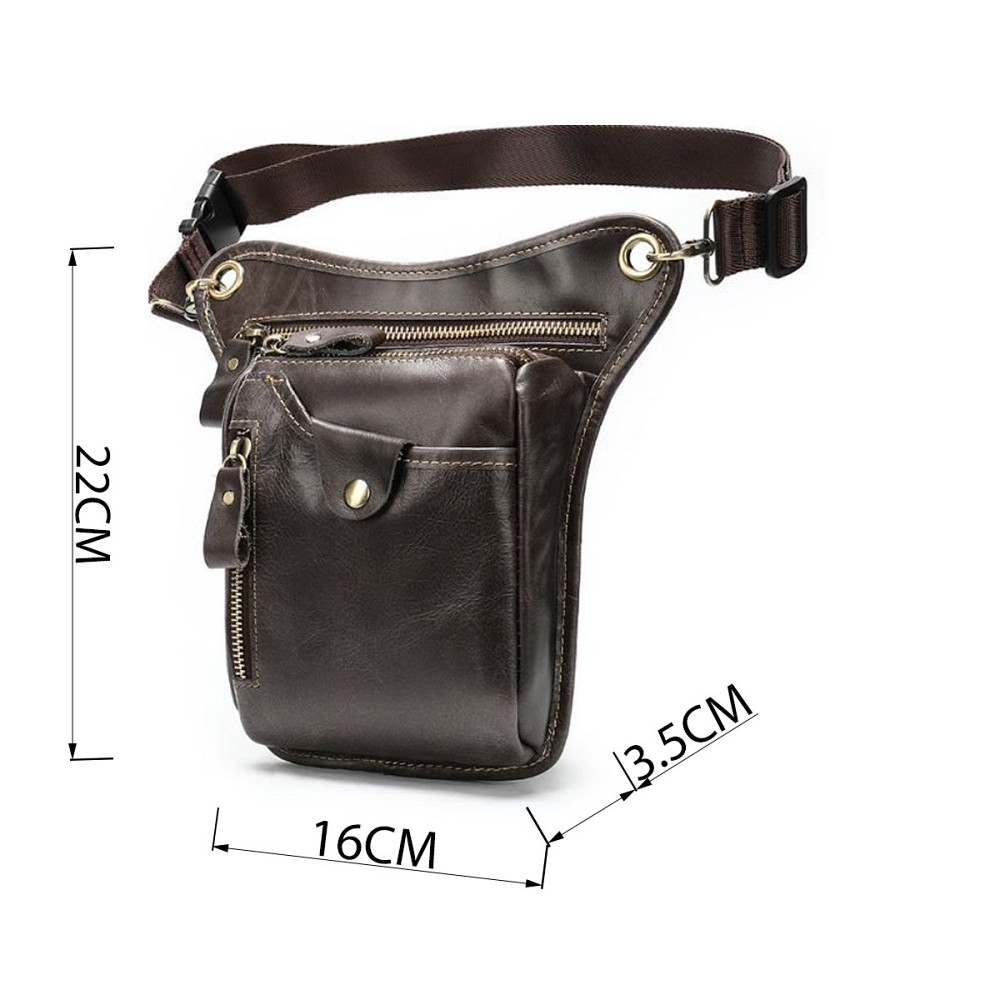 Сумка на пояс Vintage 14939 Коричневая Киев - изображение 4