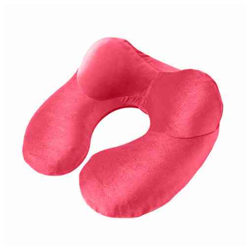 Велюровая U-образная дорожная подушка для шеи Киев