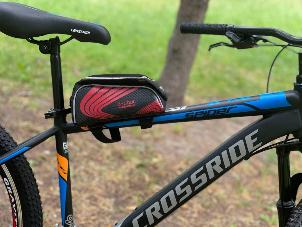 Сумка на раму B-Soul для смарфонов, Черно-красный Бровары - изображение 3