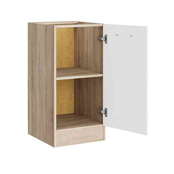 Кухонный модуль нижний Эверест Эко 400 дуб сонома/нимфея альба (белый) (без столешницы) 40х46х82 см (DTM-071044) Днепр