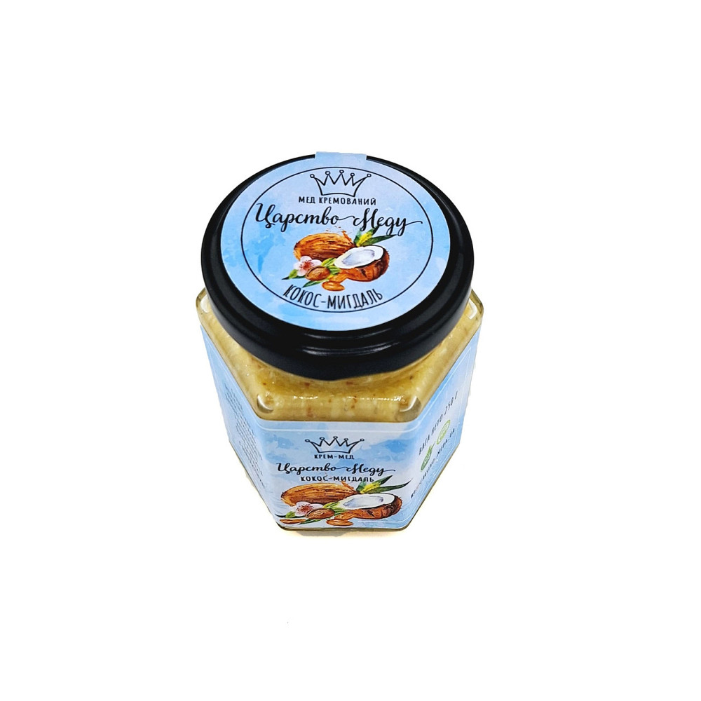 Крем мед з кокосом та мигдалем 250 грамів Одеса - фото 9