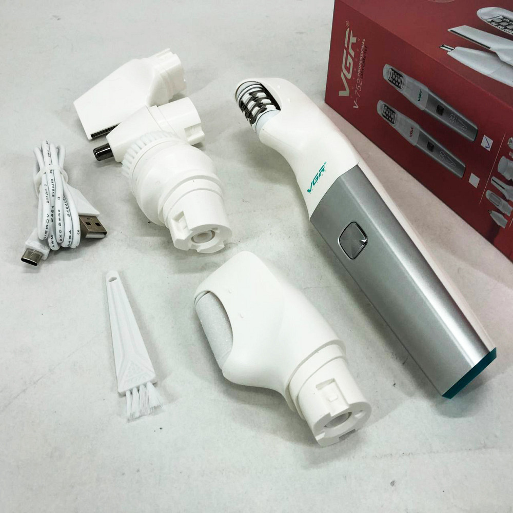 Електрична пемза для п'ят VGR, Пилка для педикюру для ніг Епілятор-депілятор видалення волосся TQ-85 Львів - фото 7