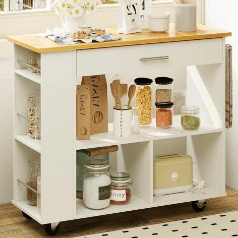 Стіл-візок "Логанвіл" зефір-каррі Миколаїв - фото 1