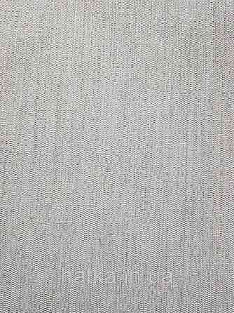 Шпалери метрові вінілові на флізелін Grandeco ATB однотонні структурні під тканину блакитні сірі з сріблом Київ