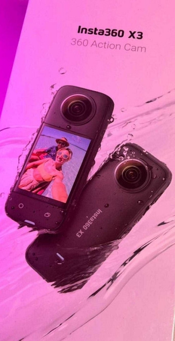 Екшн-камера Insta360 X3 повністю новенька, в плівці. Київ - фото 3