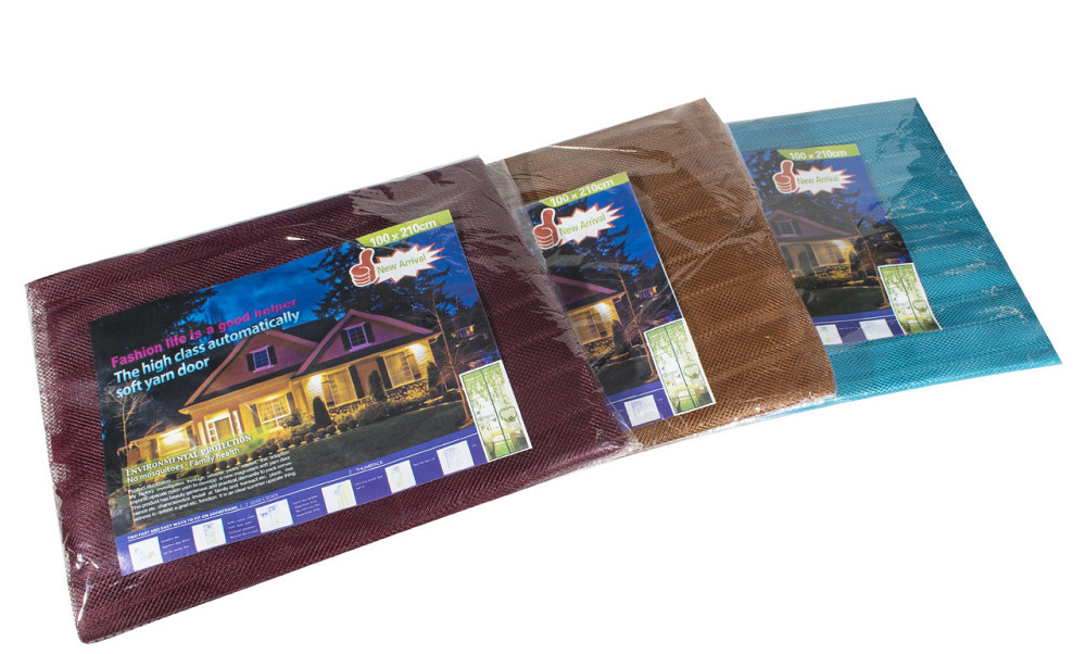 Дверная антимоскитная сетка на магнитах черный, голубой , коричневый,бордовый Днепр - изображение 1