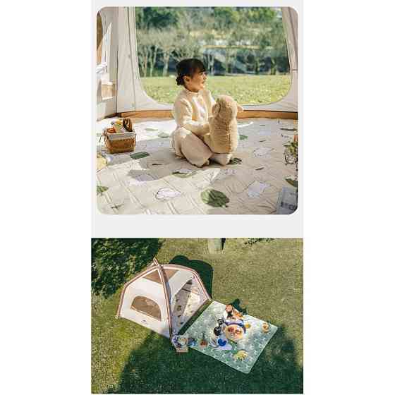 Килимок для пікніка Naturehike 210*240 CNK2350WS010, бежевий з котами Київ