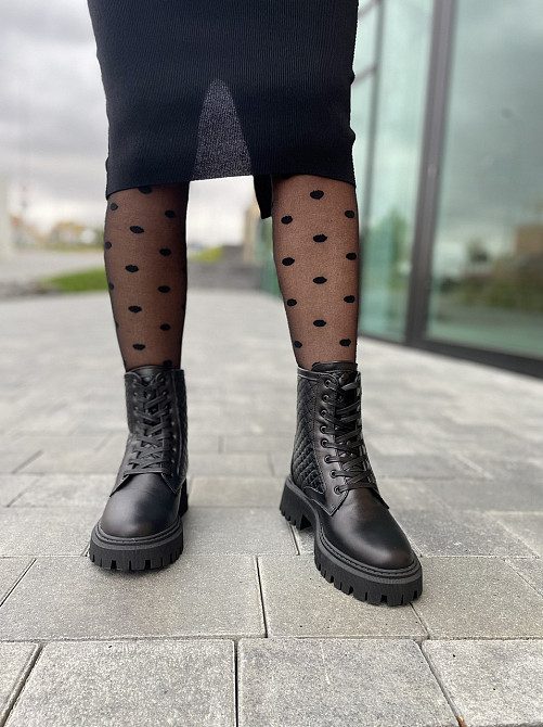 Без бренда Черевики жіночі ARLEN БК-Дайвинг/1 чорні (зима, шкіра натуральна) (4842) 36-39 37 Коломия - фото 8