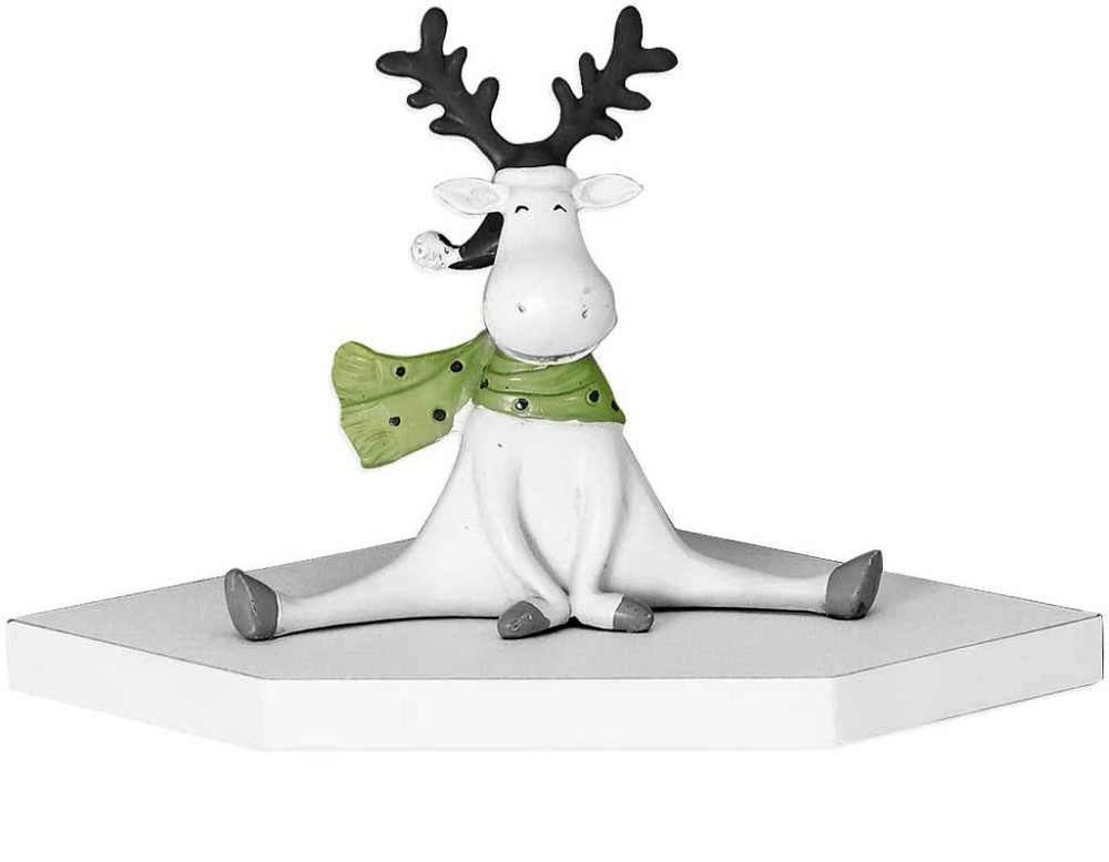 Угловая настенная полка 