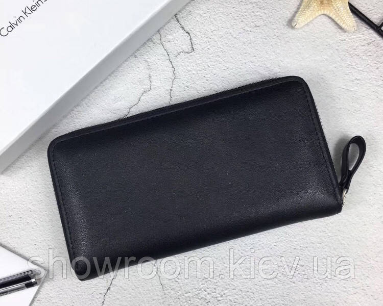 Чоловічий брендовий шкіряний клач на змійці (1396) Київ - фото 4