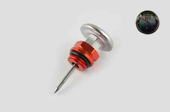 Щуп масла мопед Дельта Ø19. см, L-75mm (+датчик температуры) (оранжевый) Мукачево