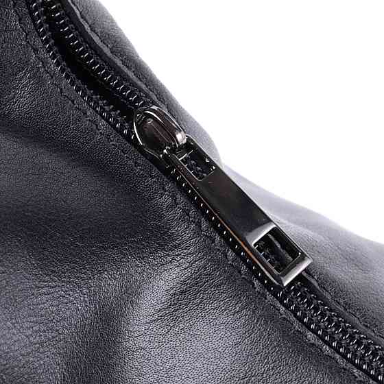 Практична жіноча сумка на плече з гладкої натуральної шкіри Shvigel 22828 Чорна Київ