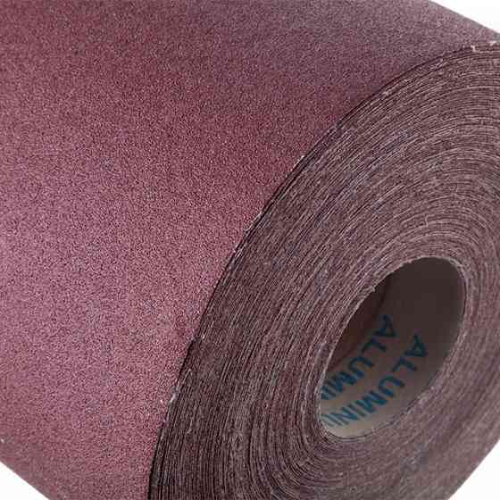 Шкурка шліфувальна, тканинна основа, К60, 200 мм × 50 м INTERTOOL BT-0716 Київ