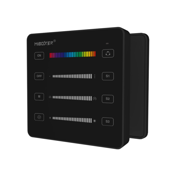 Miboxer Панель керування B6 SPI 1 зонна чорна White/RGB/RGBW/CCT RF 2.4G MiLight Київ