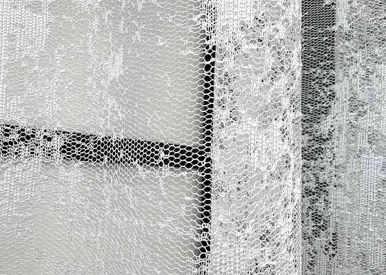 Тюль VR-Textil 1600т Жаккард Мрамор Высотой 120 см Белый 400х120 см (40-203) Киев