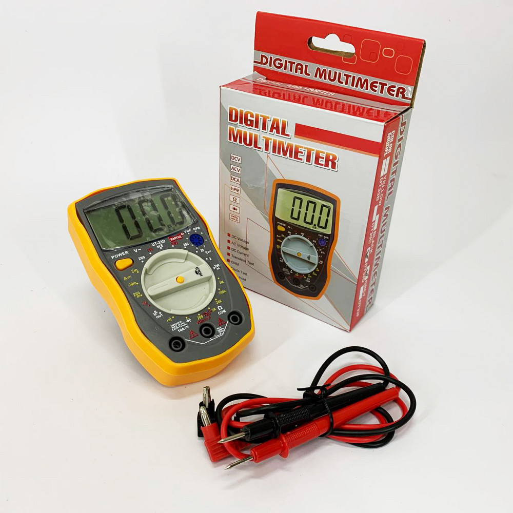 Мультиметр цифровий тестер амперметр, Мультиметри для роботи, Мультиметр індикатор напруги MI-11 Львів - фото 1