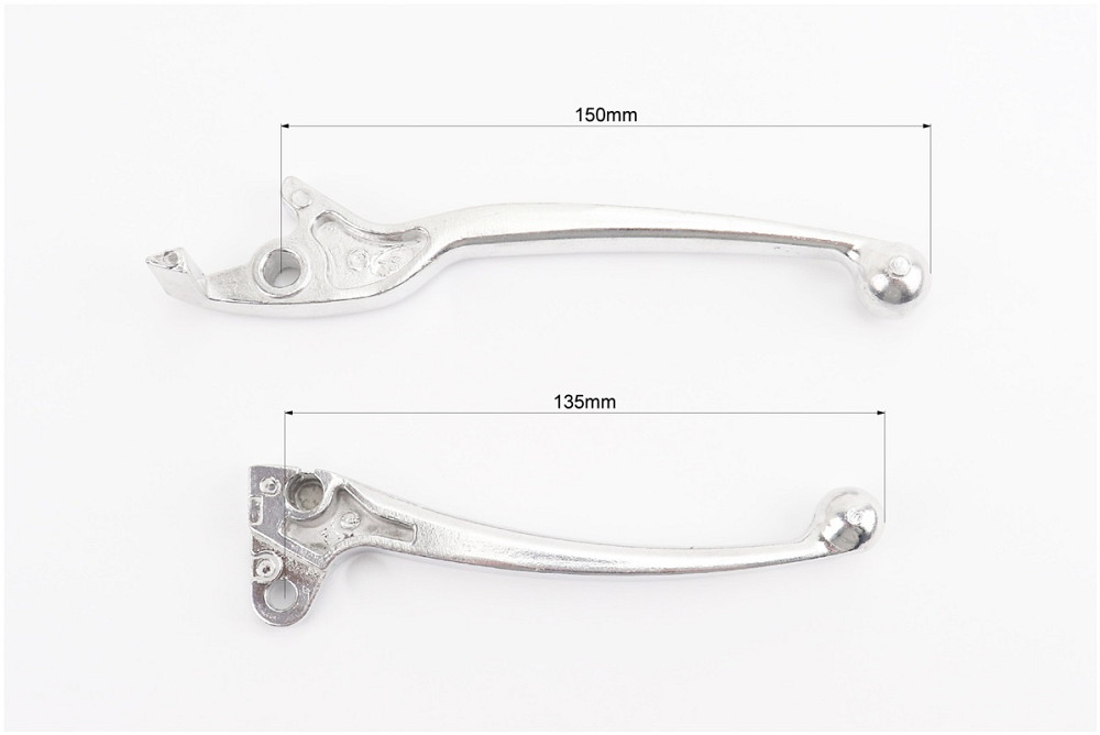 Важіль гальма лівий, правий к-кт 2шт (правий з "язичком"), хром Киев - изображение 3