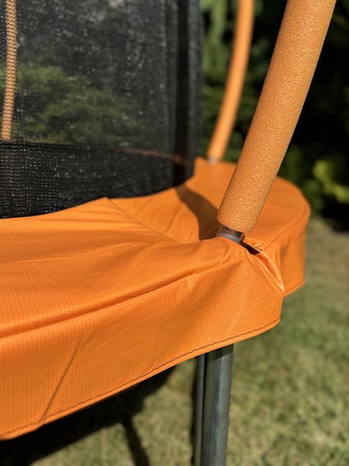 Батут WCG 245 см із внутрішньою захисною сіткою та LED підсвіткою 8FT (W-0803) Київ - фото 4