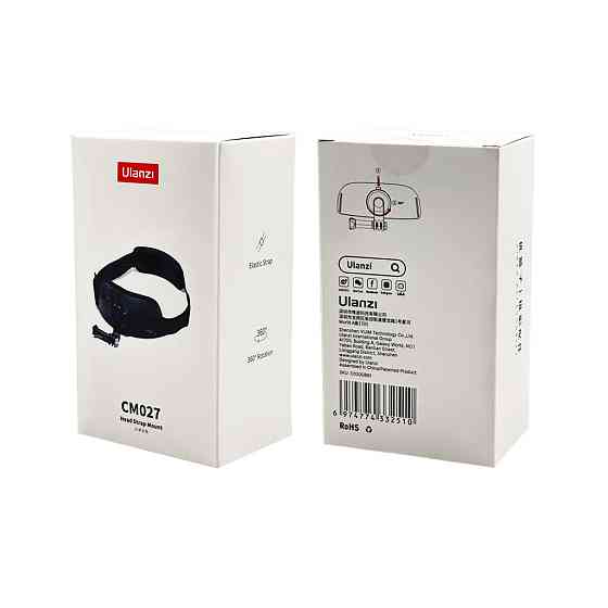 Кріплення Ulanzi Vijim CM027 Go-Quick II Head Strap Mount for GoPro and Phone (UV-C020GBB1 CM027) Одеса