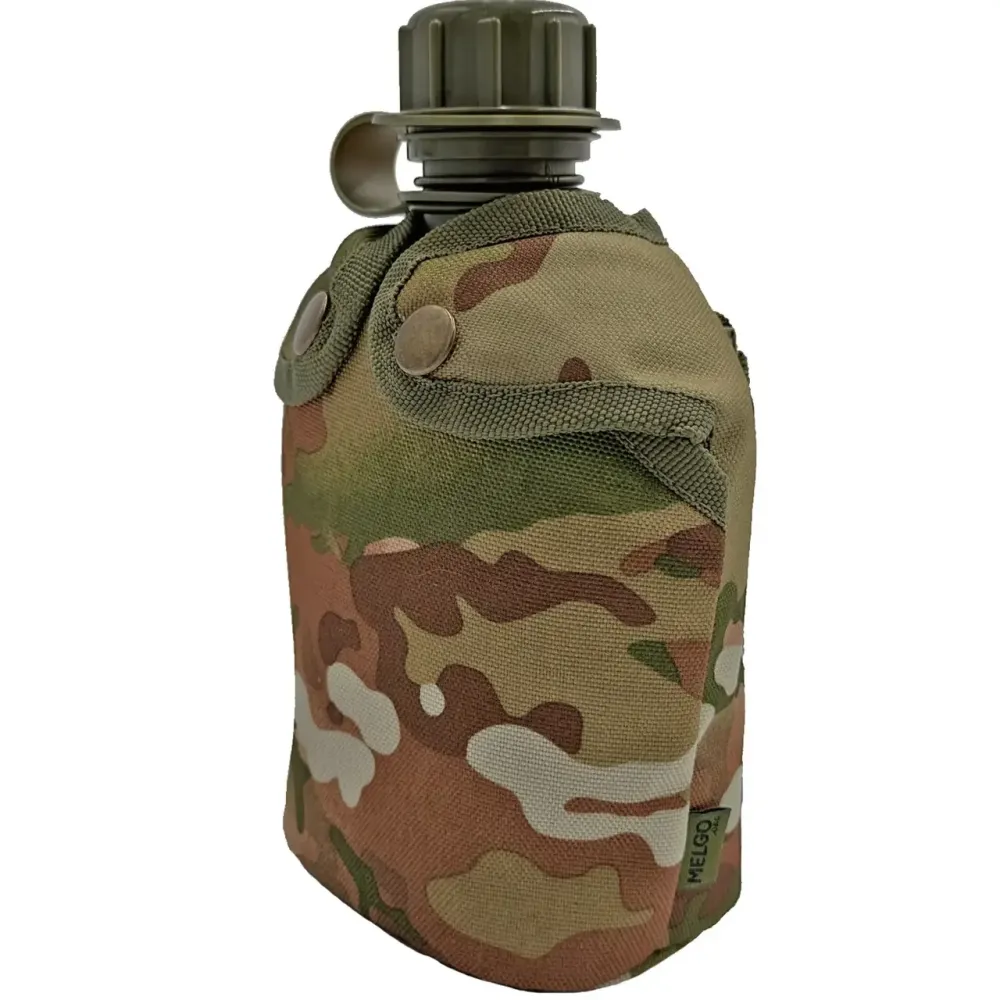 Фляга армійська 1л у чохлі Molle Піксель (фляга тактична польова індивідуальна) Поліестер, Мультикам Запоріжжя - фото 5