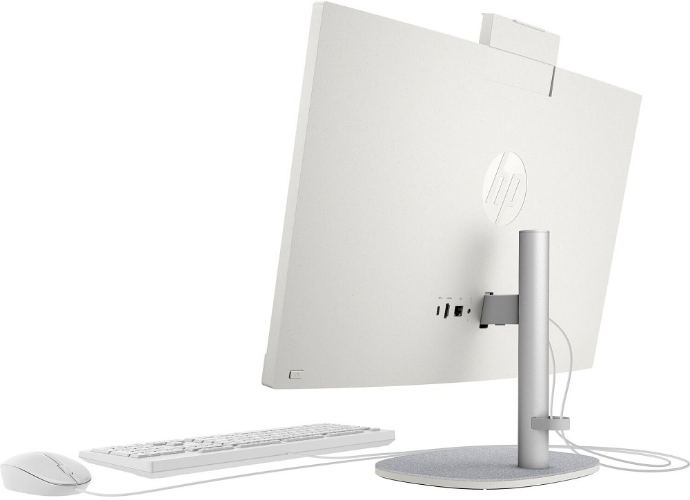Моноблок 23.8" HP 24-cr0000ua AiO Ryzen 7 7730U/16Gb/SSD512Gb/K&M/Cam/WiFi/DOS/Shell White Винница - изображение 4