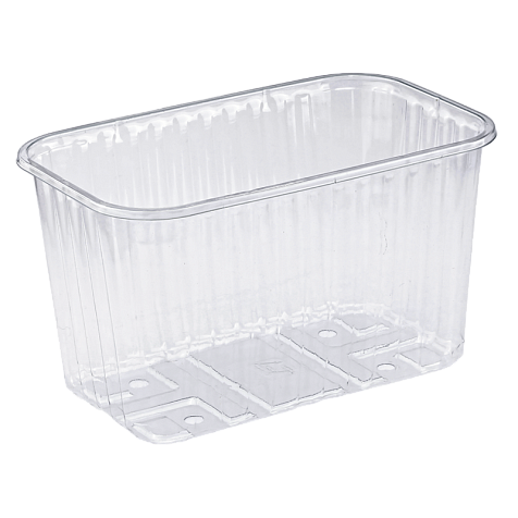 Пластиковый судок для упаковки ягод 1 кг ПЭТ Павлоград