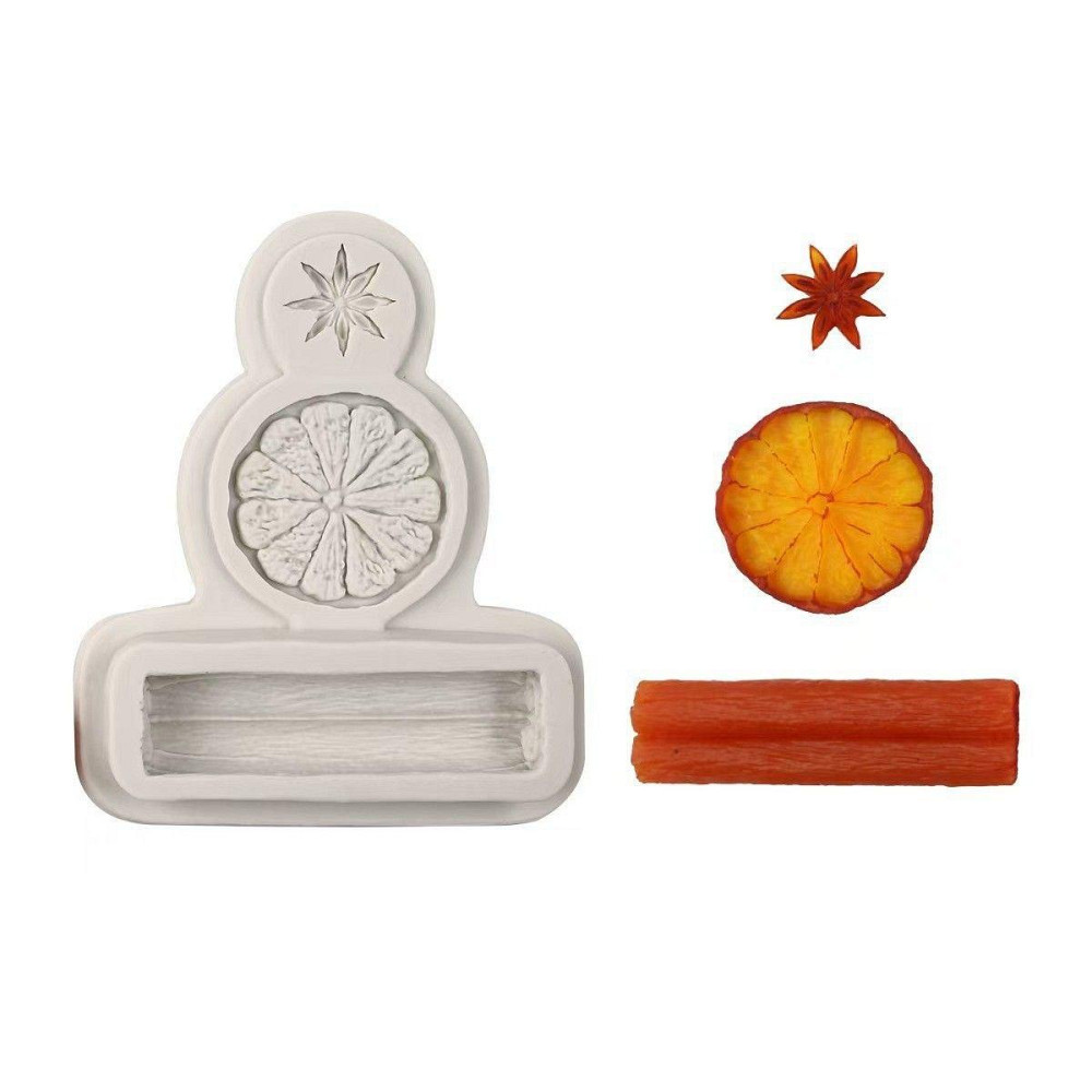 Молд силиконовый Апельсин и специи 100 на 121 мм серый Киев - изображение 5