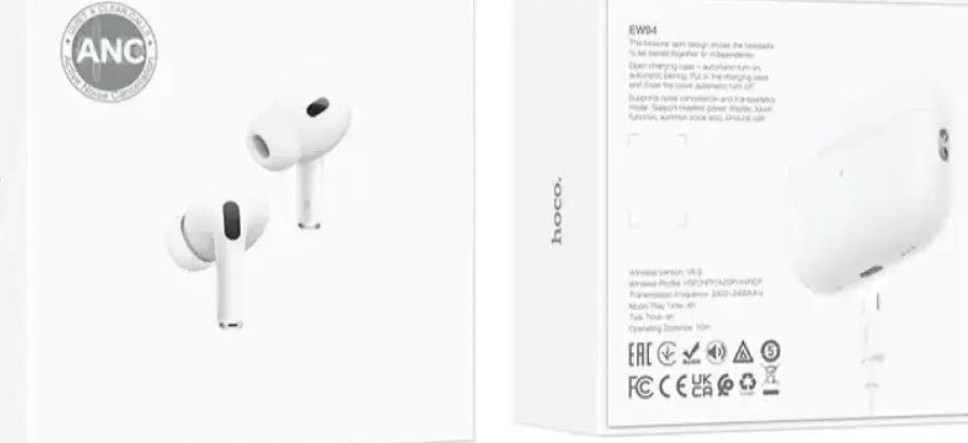 Навушники TWS AirPods ANC HOCO EW94 300mAh Bluetooth 6.0 Харьков - изображение 2