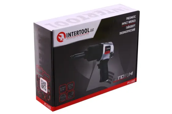 Гайкерт пневмат. 1/2 Intertool Storm 576Нм, 7500 про/ми Вінниця