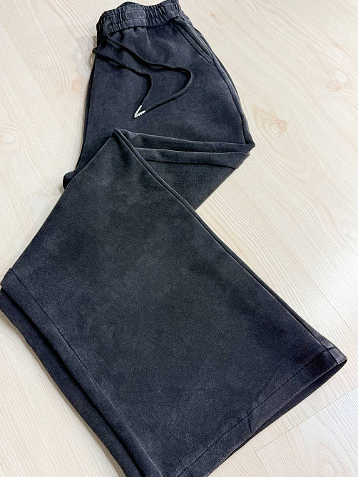 Штани жіночі Fashion 771-3 палаццо спортивні варені тай-дай чорні, чорний, 2XL Київ - фото 12