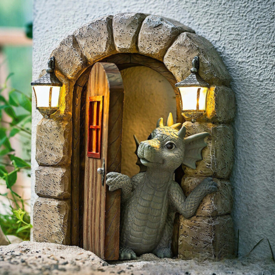 Садовая фигурка Дракончик. Садовые фигуры. Декор для сада 2 Одесса