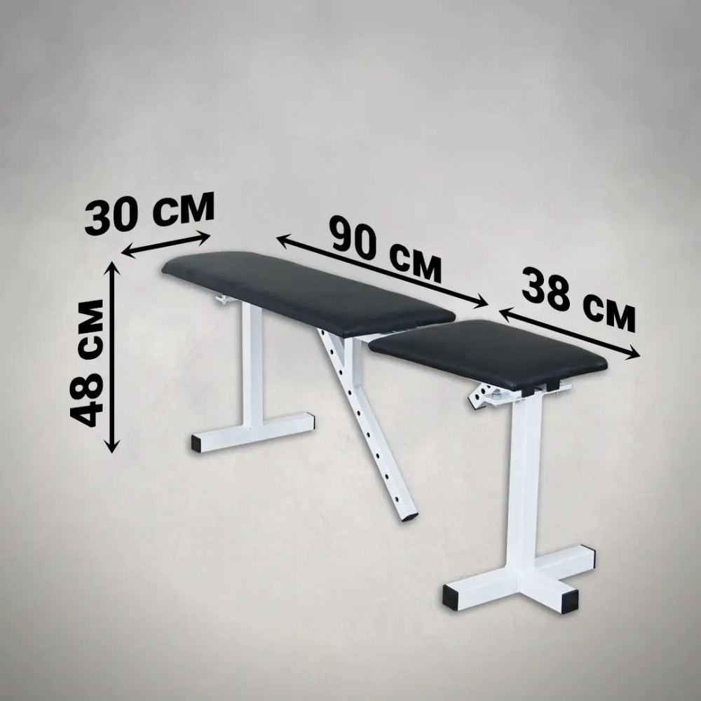 Скамья регулируемая для жима 40 на 40 мм + Стойки со страховкой 40 на 40 мм с брусьями и штырями под блины Киев - изображение 4