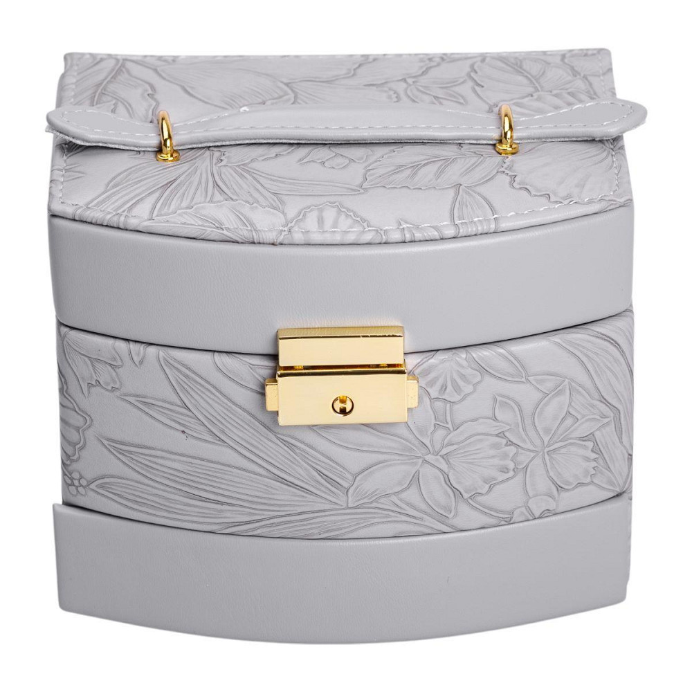 Скринька для прикрас з еко шкіри 3 яруси із замком органайзер для ювелірних виробів HP-5-23G Київ - фото 6