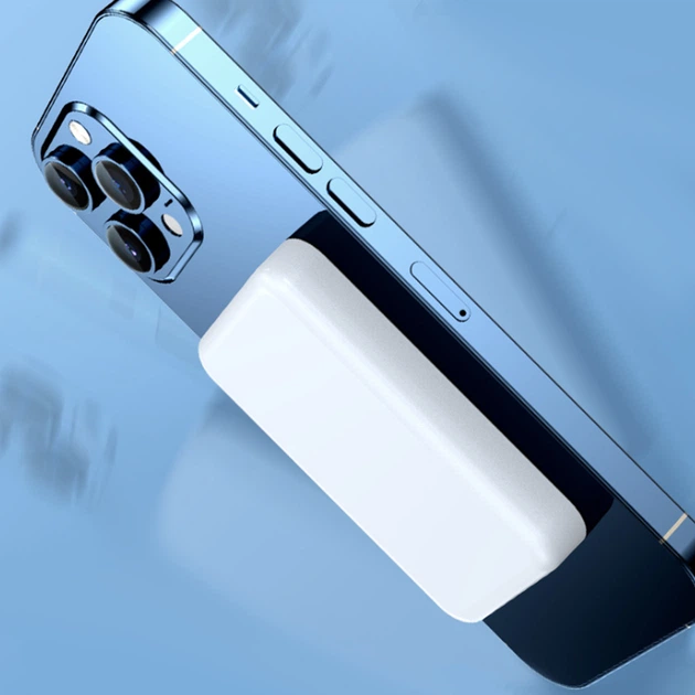 Повербанк MagSafe mini 5000 мАч 20Вт Power Bank беспроводной USB Type-C Черный Киев - изображение 4