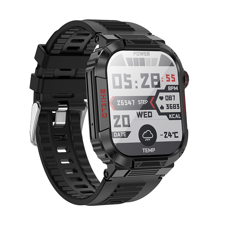 Смарт-годинник BOROFONE BD9 51mm. 300 mAh. IP67 Smart sports watch (call version) Black Київ - фото 1