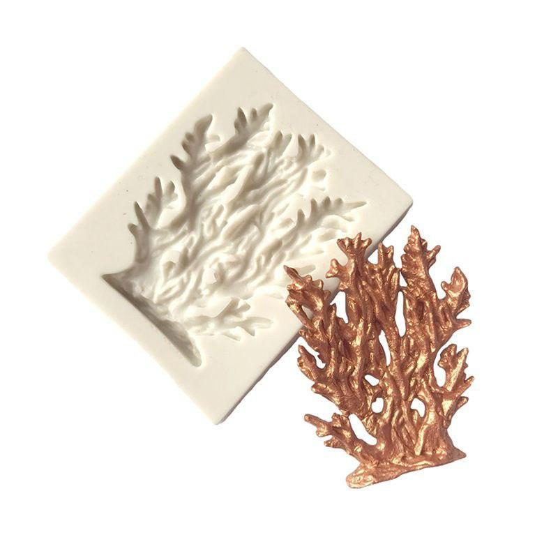 Молд силіконовий Корал 65 на 50 мм сірий Київ - фото 8