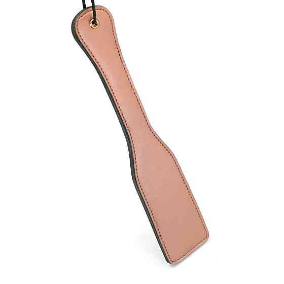 Паддл Liebe Seele Rose Gold Memory Paddle, обтягнутий натуральною шкірою, рожеве золото Sex Aura Київ