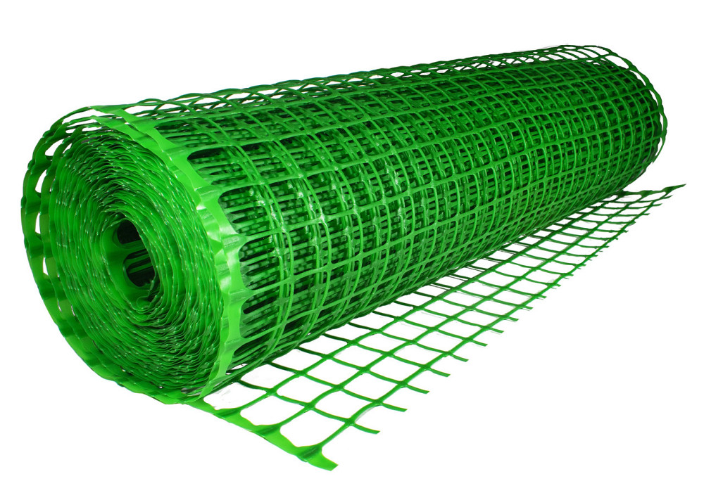 Сітка 45*45 1.0х20 м  пластикова Клевер (зелена) квадрат із запаяним краєм Дніпро - фото 1