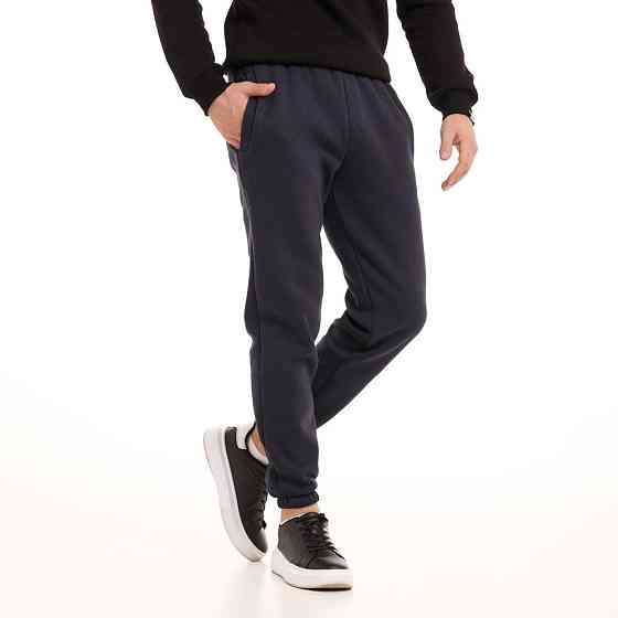 Чоловічі штани джогери з кишенями темно-сині Pobedov 007 ЗИМА Київ