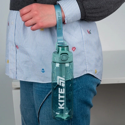 Поильник-непроливайка Kite 800 мл, бірюзова (K25-1211-2) Винница - изображение 6